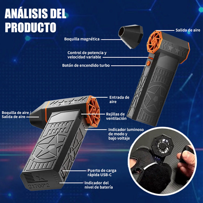 💥 ¡Oferta navideña anticipada con un 70% de descuento! ⏳ Actualización 2025: Soplador de nieve térmico UPMIXU® FROSTBLAZER de 5000 W